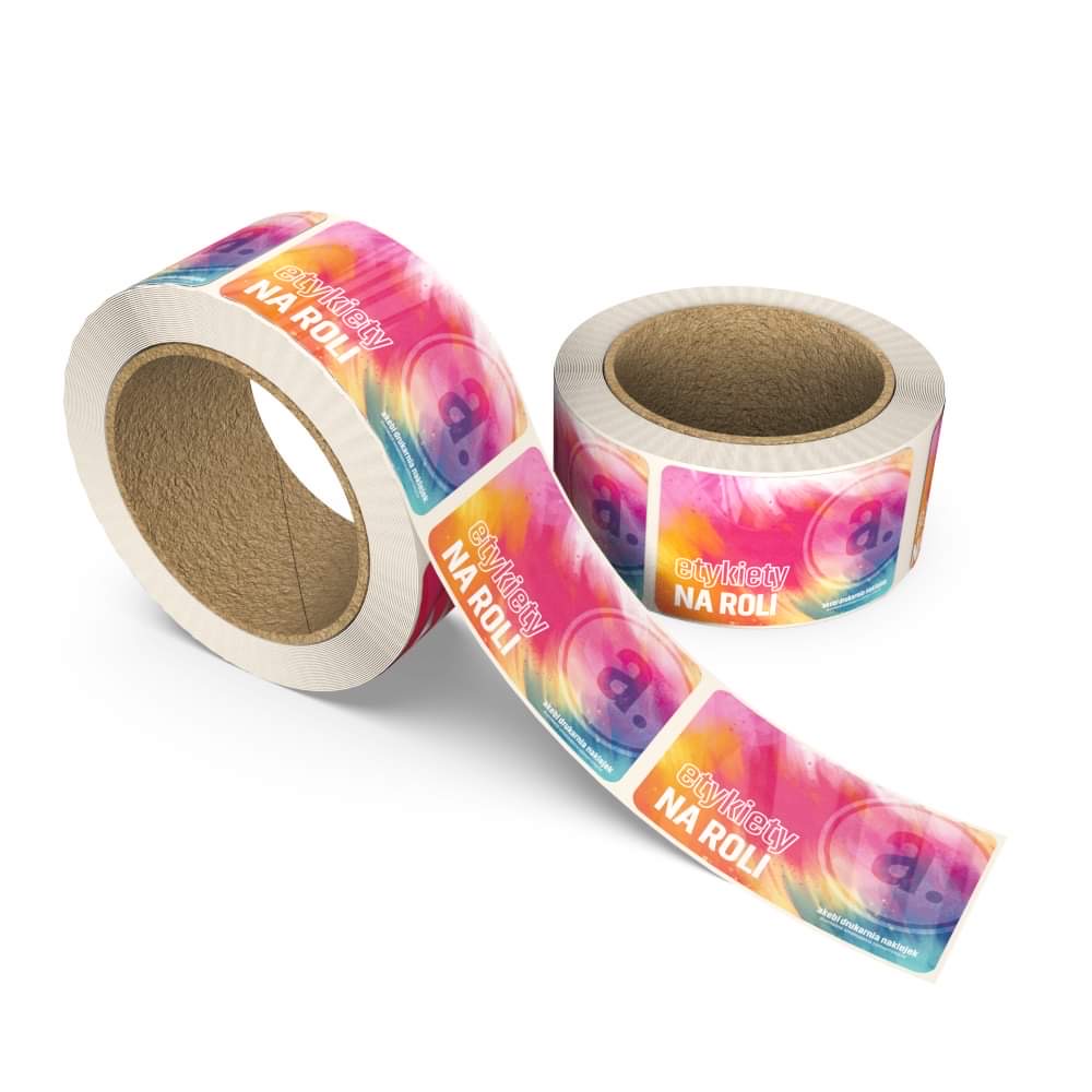 Kurczenie się folii po wycięciu i podnoszenie krawędzi naklejek