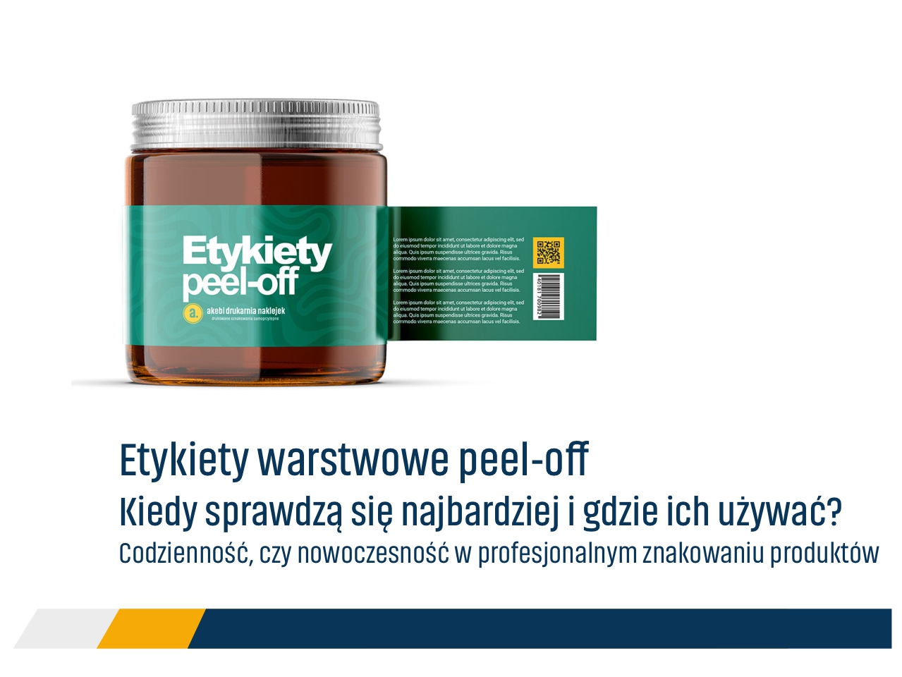 Etykiety warstwowe peel-off. Jak zmieścić na etykiecie więcej informacji bez powiększania opakowania produktu?