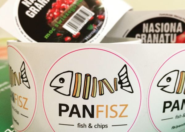 Etykiety samoprzylepne drukowane na roli