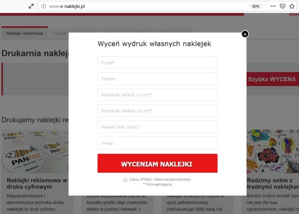 Jak łatwo poznać cenę druku naklejek?